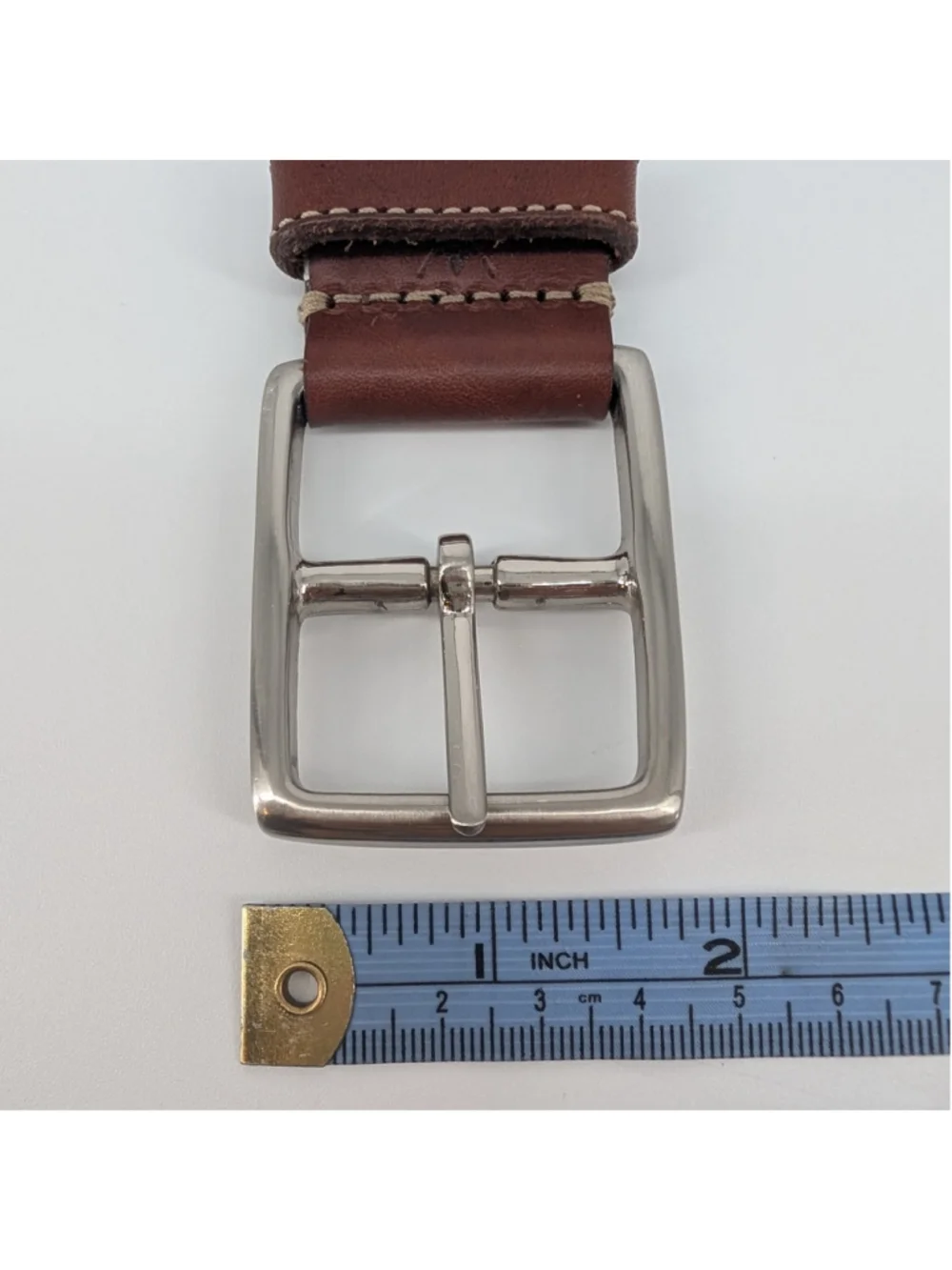 Martin Dingman Country Club White Webbing Belt Leather Trim Men’s 42 Golfcore